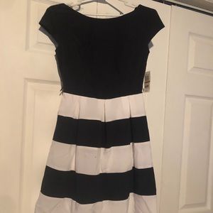 B. Darlin size 3/4 navy and white  dress